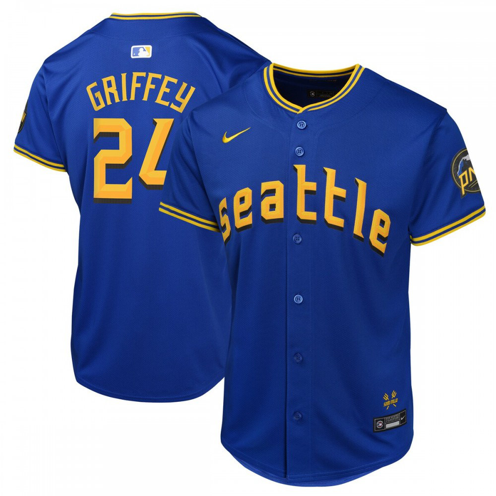 Ken Griffey Jr. Seattle Mariners Youth City Connect Limited Player Jersey - Navy-Pro Kit Vault | Brand New 26/27 Sports Jerseys